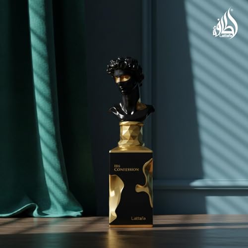 Lattafa His Confession for Men Eau de Parfum Spray  3 4 Ounce / 100 Ml