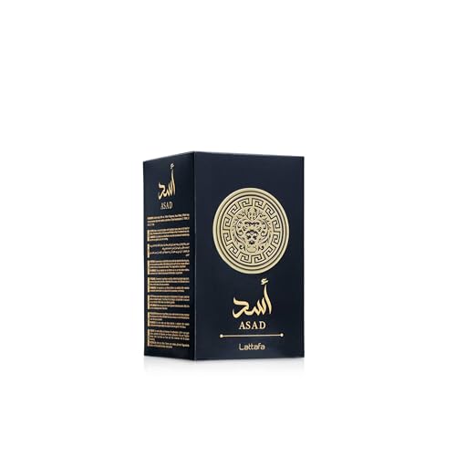 Lattafa Imported Long Lasting Luxury Perfume Spray Asad Premium Refreshing Oud and Musk Fragrances Eau De Parfum 100 ml Perfume for Unisex