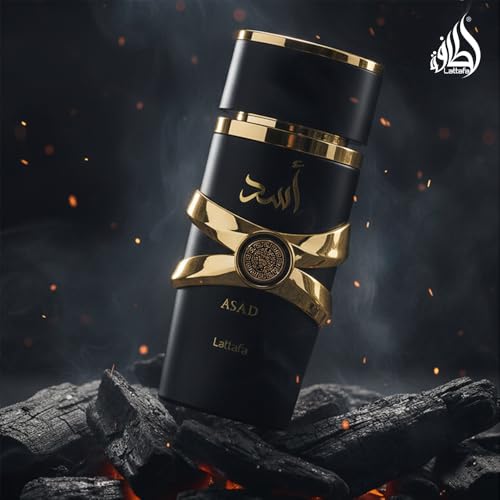 Lattafa Imported Long Lasting Luxury Perfume Spray Asad Premium Refreshing Oud and Musk Fragrances Eau De Parfum 100 ml Perfume for Unisex
