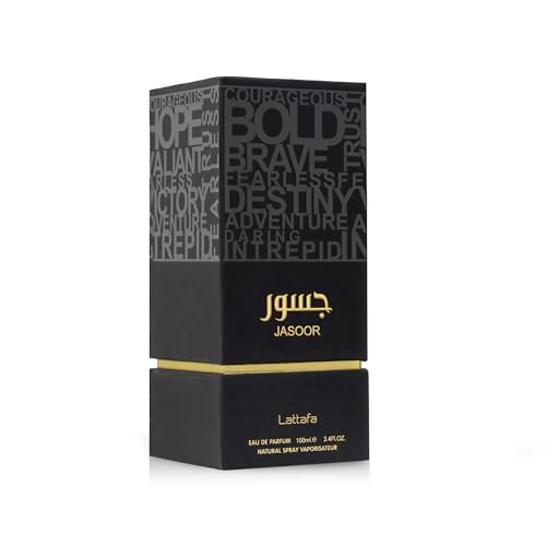 Lattafa Jasoor Eau De Parfum Spray for Men  3 4 Ounce