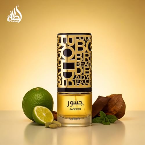 Lattafa Jasoor Eau De Parfum Spray for Men  3 4 Ounce