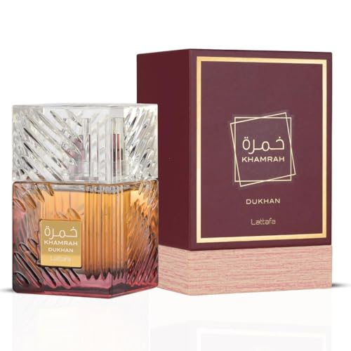 Lattafa Khamrah Dukhan for Unisex Eau de Parfum Spray  3 4 Ounce / 100 ml