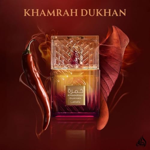Lattafa Khamrah Dukhan for Unisex Eau de Parfum Spray  3 4 Ounce / 100 ml