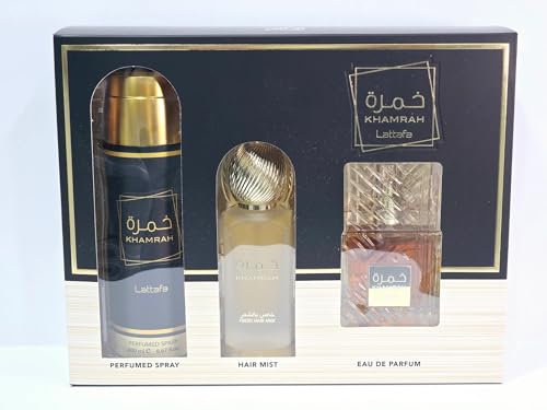 Lattafa Khamrah   Vanilla  Warm Spicy  Amber  Cinnamon   Eau de Parfum Long Lasting Fragrance for Unisex  3 40 Ounce / 100 ml