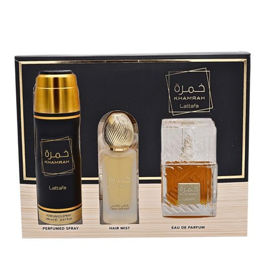 Lattafa Khamrah   Vanilla  Warm Spicy  Amber  Cinnamon   Eau de Parfum Long Lasting Fragrance for Unisex  3 40 Ounce / 100 ml