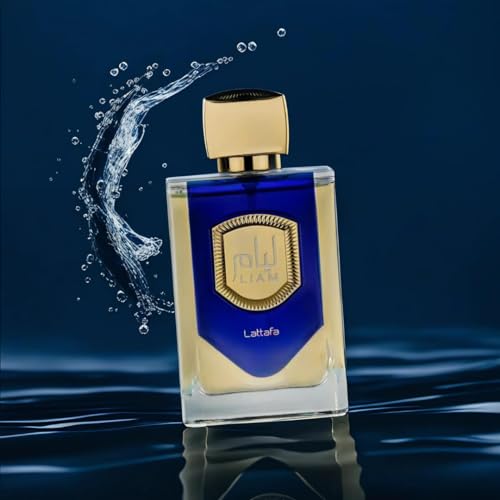 Lattafa Liam Blue Shine Eau De Parfum Men 100ML  3 40 OZ    Arabian Perfume For Men With Long Lasting Perfume  Captivating Blend Of Notes For Elegance And Confidence