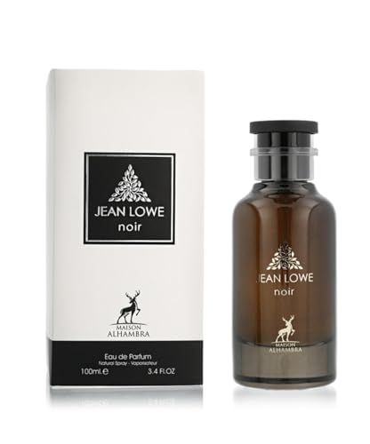 Lattafa Maison Alhambra JEAN LOWE NOIR EDP Spray 100ML  3 4 OZ   Rich and Alluring Scents for Men & Women 