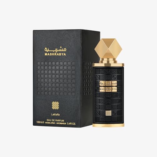 Lattafa Mashrabya for Unisex Eau de Parfum Spray  3 4 Ounce / 100 ml