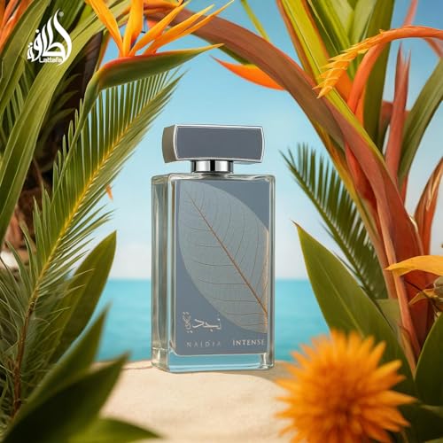 Lattafa Najdia Intense   Fresh  Marine  Woody   Eau de Parfum Spray Long Lasting Fragrance for Men  3 4 Ounce / 100 ml