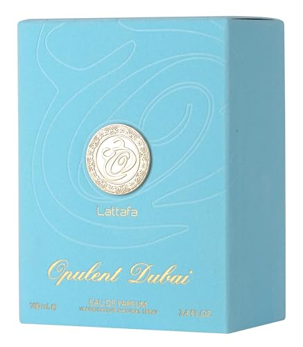 Lattafa Opulent Dubai   Citrus  Fruity  Floral  Woody   Eau de Parfum Long Lasting Fragrance for Unisex  3 4 Ounce / 100 ml