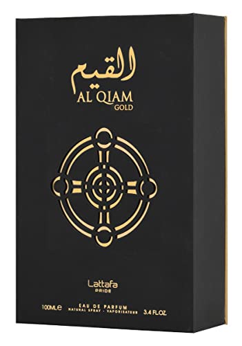 Lattafa Perfumes Al Qiam Gold for Unisex Eau de Parfum Spray  3 4 Ounce