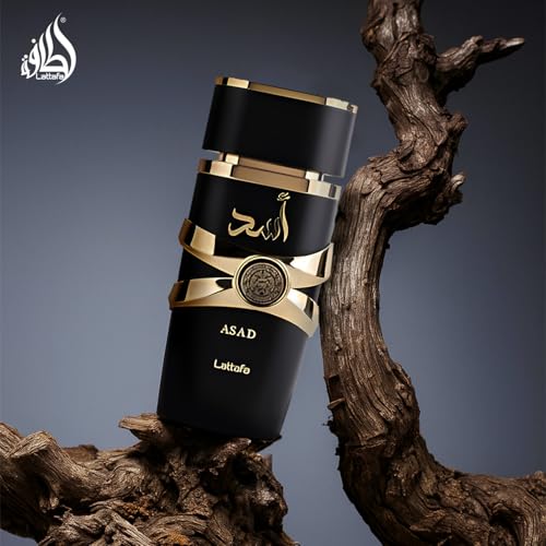Lattafa Perfumes Asad for Unisex Eau de Parfum Spray  3 4 Ounce