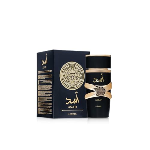 Lattafa Perfumes Asad for Unisex Eau de Parfum Spray  3 4 Ounce