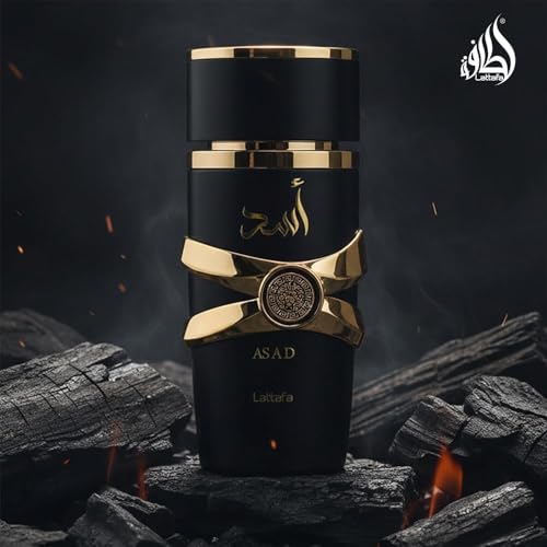 Lattafa Perfumes Asad for Unisex Eau de Parfum Spray  3 4 Ounce
