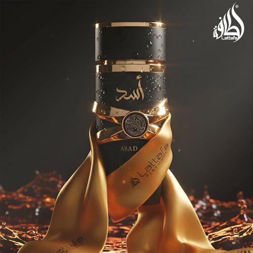 Lattafa Perfumes Asad for Unisex Eau de Parfum Spray  3 4 Ounce