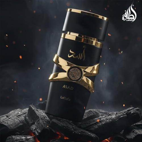 Lattafa Perfumes Asad for Unisex Eau de Parfum Spray  3 4 Ounce