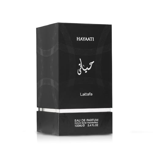 Lattafa Perfumes Hayaati Eau de Parfum Spray for Men  3 4 Ounce