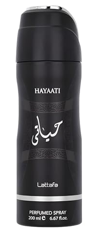 Lattafa Perfumes Hayaati Eau de Parfum Spray for Men  3 4 Ounce