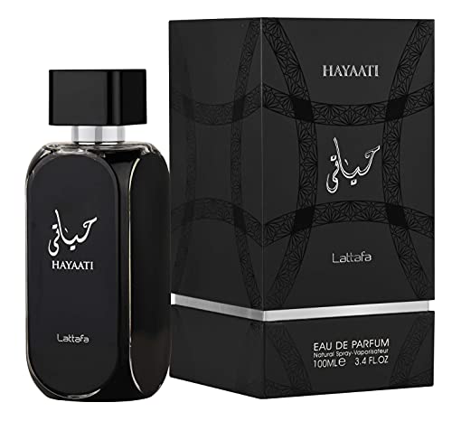 Lattafa Perfumes Hayaati Eau de Parfum Spray for Men  3 4 Ounce