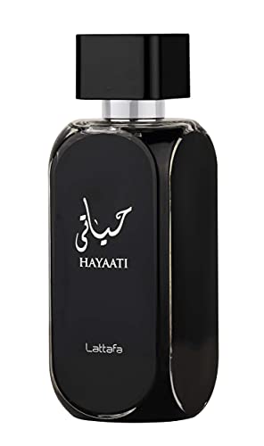 Lattafa Perfumes Hayaati Eau de Parfum Spray for Men  3 4 Ounce