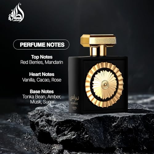 Lattafa Perfumes Nebras for Unisex Eau de Parfum Spray  3 4 Ounce