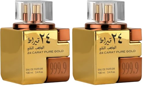 Lattafa Perfumes Shaheen Gold for Unisex Eau de Parfum Spray  3 4 Ounce