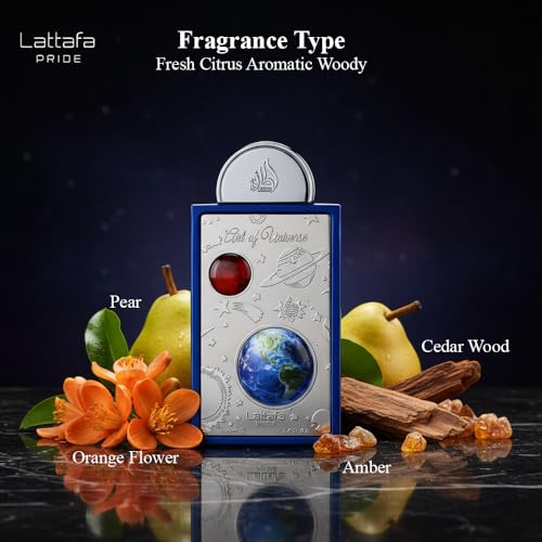 Lattafa Pride Art of Universe for Unisex Eau de Parfum Spray  3 4 Ounce / 100 ml