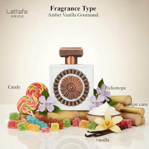 Lattafa Pride Nebras Elixir EDP 100 ml/3 4Oz   Sweet & Creamy Gourmand Unisex   Vanilla  Musk & Sugar Cane
