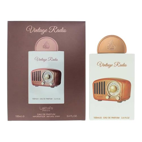 Lattafa Pride Vintage Radio for Unisex Eau de Parfum Spray  3 4 Ounce / 100 ml