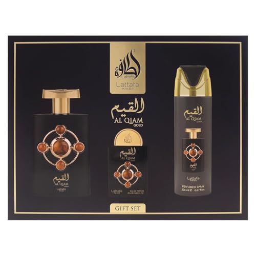 Lattafa Pride   Ishq Al Shuyukh Silver for Men   3 Pc Gift Set 3 4oz EDP Spray  6 67oz Perfumed Body Spray  0 67oz EDP Spray