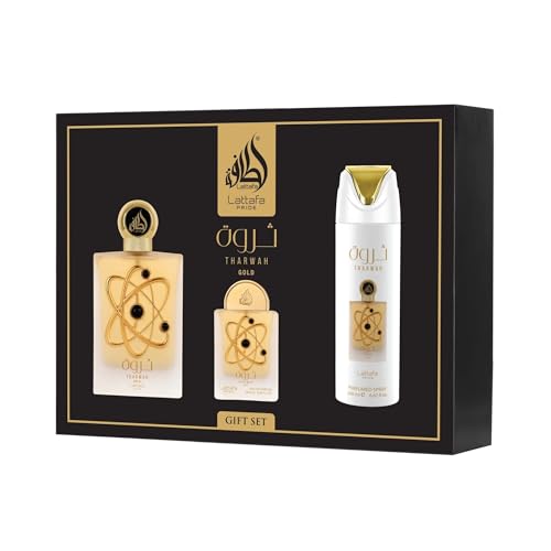 Lattafa Pride   Ishq Al Shuyukh Silver for Men   3 Pc Gift Set 3 4oz EDP Spray  6 67oz Perfumed Body Spray  0 67oz EDP Spray