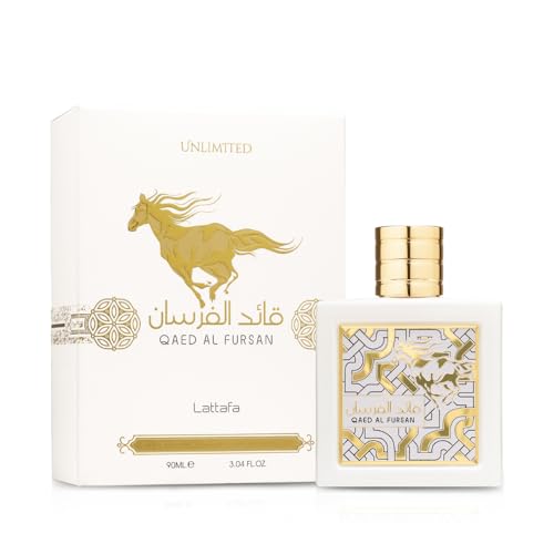 Lattafa Qaed Al Fursan Unlimited Eau de Parfum Spray for Unisex  3 04 Ounce