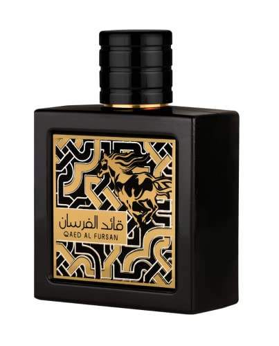Lattafa Qaed Al Fursan for Men Eau de Parfum Spray  3 04 Ounce