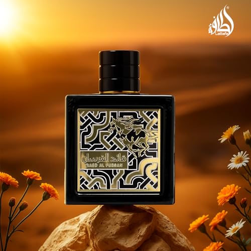 Lattafa Qaed Al Fursan for Men Eau de Parfum Spray  3 04 Ounce