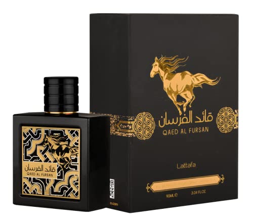 Lattafa Qaed Al Fursan for Men Eau de Parfum Spray  3 04 Ounce