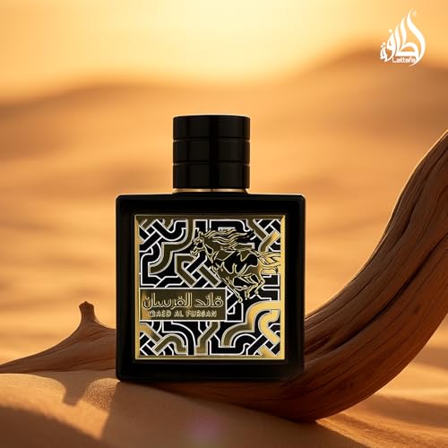 Lattafa Qaed Al Fursan for Men Eau de Parfum Spray  3 04 Ounce