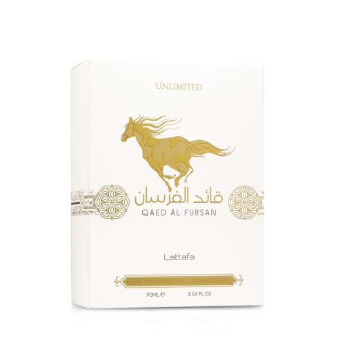 Lattafa Qaed Al Fursan Unlimited Eau de Parfum Spray for Unisex  3 04 Ounce