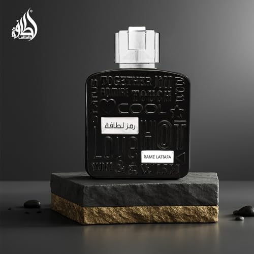 Lattafa Ramz Silver for Unisex Eau de Parfum Spray  3 4 Ounce / 100 ml