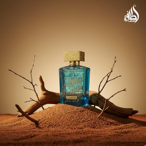 Lattafa Sheikh Al Shuyukh Supreme   Spicy  Sweet  Woody  Amber   Eau de Parfum Spray Long Lasting Fragrance for Unisex  3 4 Ounce / 100 ml