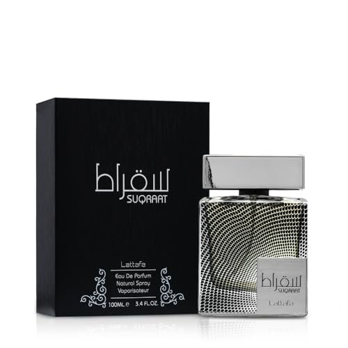 Lattafa Suqraat   Fresh  Spicy  Aromatic  Woody   Eau de Parfum Long Lasting Fragrance for Men  3 4 Ounce / 100 ml