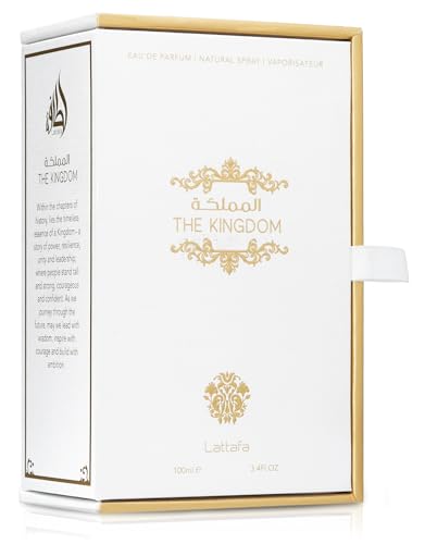 Lattafa The Kingdom Eau De Parfum Spray for Men  3 4 Ounce