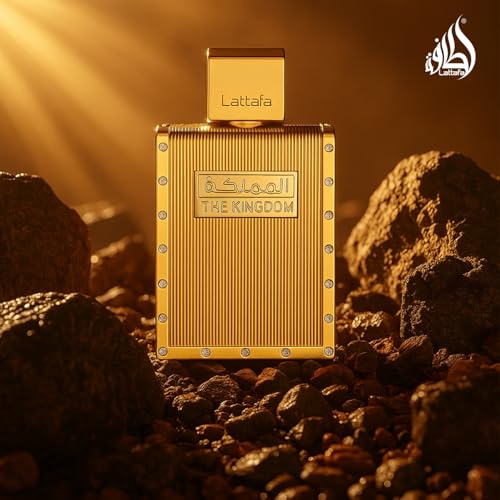 Lattafa The Kingdom Eau De Parfum Spray for Men  3 4 Ounce