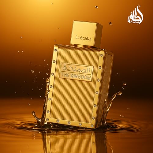 Lattafa The Kingdom Eau De Parfum Spray for Men  3 4 Ounce