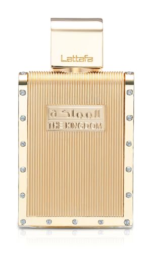 Lattafa The Kingdom Eau De Parfum Spray for Men  3 4 Ounce