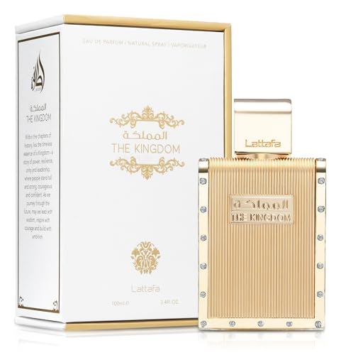 Lattafa The Kingdom Eau De Parfum Spray for Men  3 4 Ounce