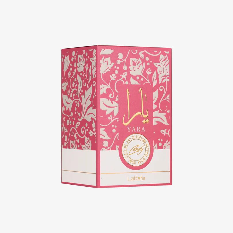 Lattafa Yara Candy   Vanilla  Fruity  Citrus  Floral   Eau de Parfum Long Lasting Fragrance for Women  3 40 Ounce / 100 ml