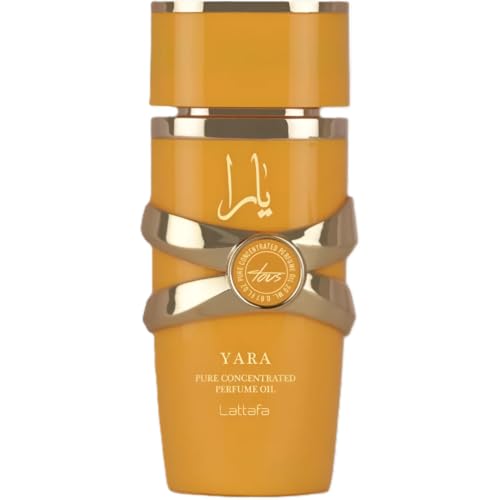 Lattafa Yara   Floral  Gourmand  Fruity  Musky   Pure Concentrated Perfume Oil Long Lasting Fragrance for Women  0 67 Ounce / 20 ml