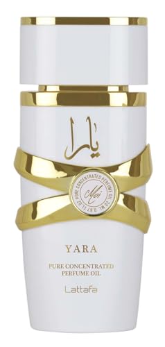 Lattafa Yara   Floral  Gourmand  Fruity  Musky   Pure Concentrated Perfume Oil Long Lasting Fragrance for Women  0 67 Ounce / 20 ml