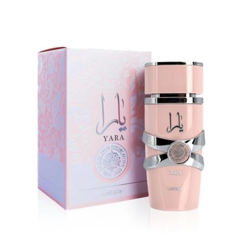 Lattafa Yara   Vanilla  Gourmand  Fruity  Floral   Eau de Parfum Long Lasting Fragrance for Women  3 40 Ounce / 100 ml