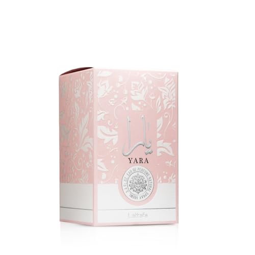 Lattafa Yara   Vanilla  Gourmand  Fruity  Floral   Eau de Parfum Long Lasting Fragrance for Women  3 40 Ounce / 100 ml